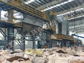 Jiangsu xingda steel curtain sludge drying incineration project